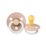 BIBS | Style Colour avec Tétine Ronde - Glow in the dark - Blush (size 1)