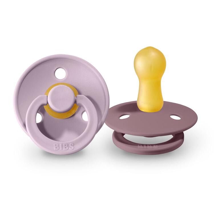 BIBS | Style Colour avec Tétine Ronde - Lilas & Heater (size 1)