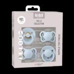 BIBS | Collection Try-it avec Tétine Ronde - Baby Blue (size 1)