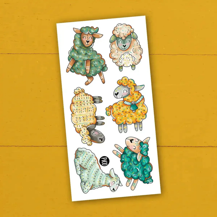 PiCO | Tatouage Temporaire - Les doux moutons