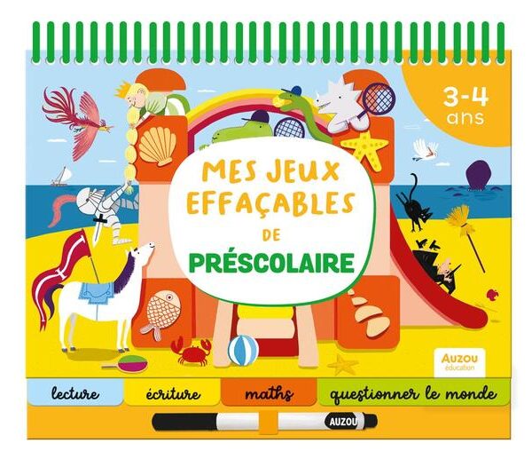 AUZOU | Mes Jeux Effaçables de - Préscolaire