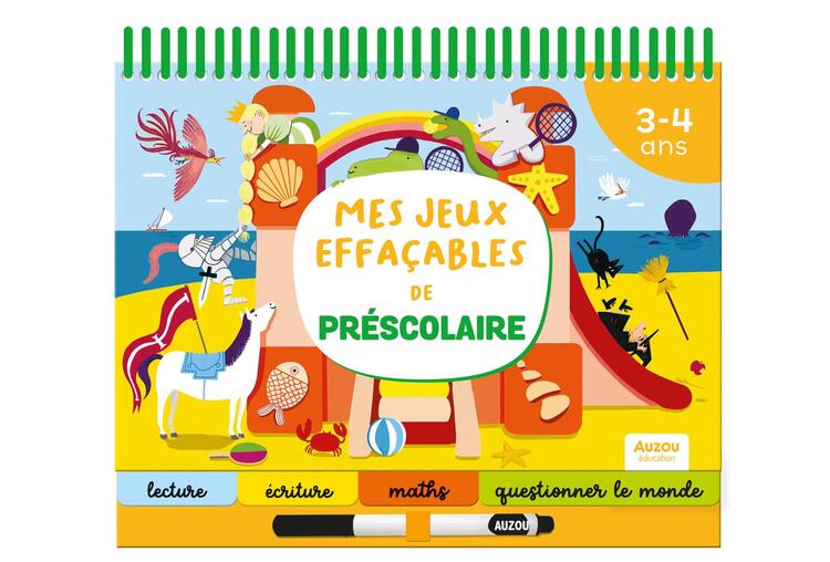 AUZOU | Mes Jeux Effaçables de - Préscolaire