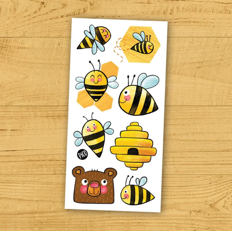 PiCO | Tatouage Temporaire - Les abeilles ouvrières