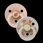 BIBS | Style Colour avec Tétine Ronde - Collection Studio - Ladybug & Blush Mix (size 1)