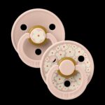 BIBS | Style Colour avec Tétine Ronde - Collection Studio - Jasmine & Blush (size 2)
