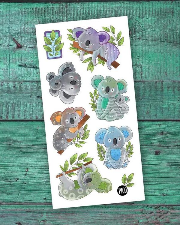 PiCO | Tatouage Temporaire - Les koalas coquins