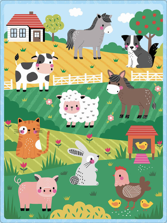 AUZOU | Mon Animémo - De la ferme