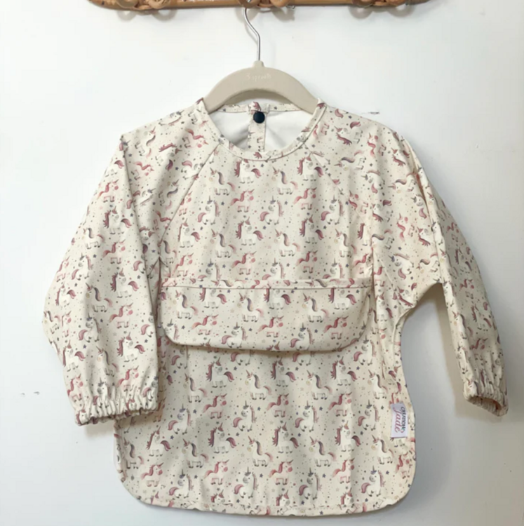 CRÉATION JADE | Bavettes à Manches Longues pour 18-36 mois -  Lily la licorne