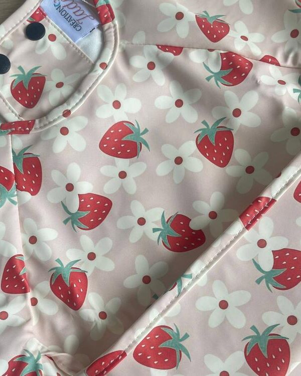 CRÉATION JADE | Bavettes à Manches Longues pour 18-36 mois -  Fraises