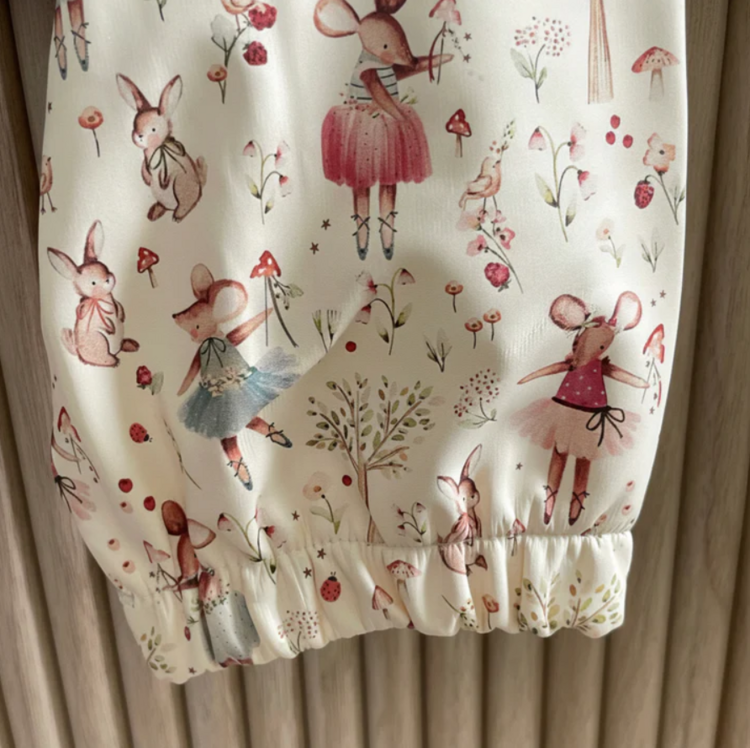CRÉATION JADE | Bavettes à Manches Longues pour 18-36 mois -  Souricettes ballerines
