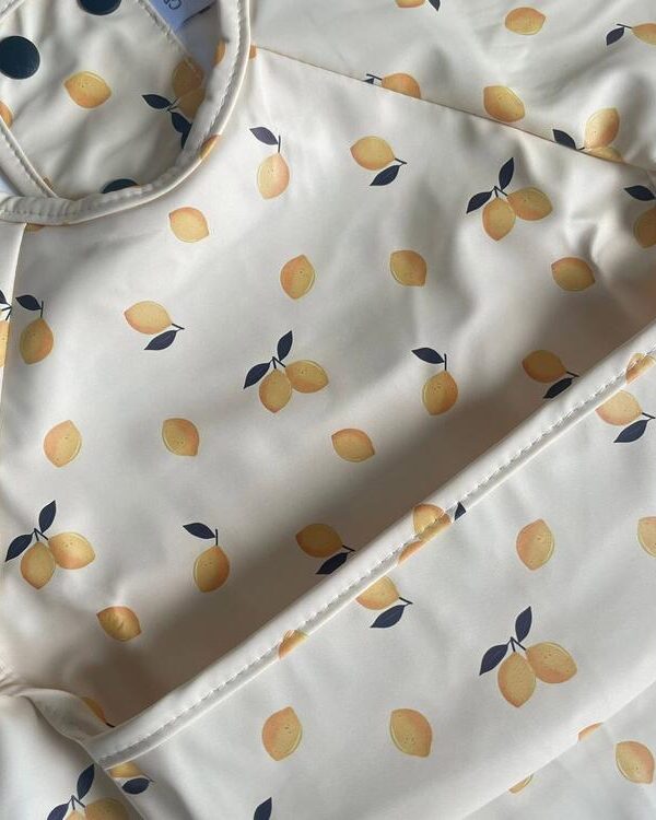 CRÉATION JADE | Bavettes à Manches Longues pour 18-36 mois -  Citrons