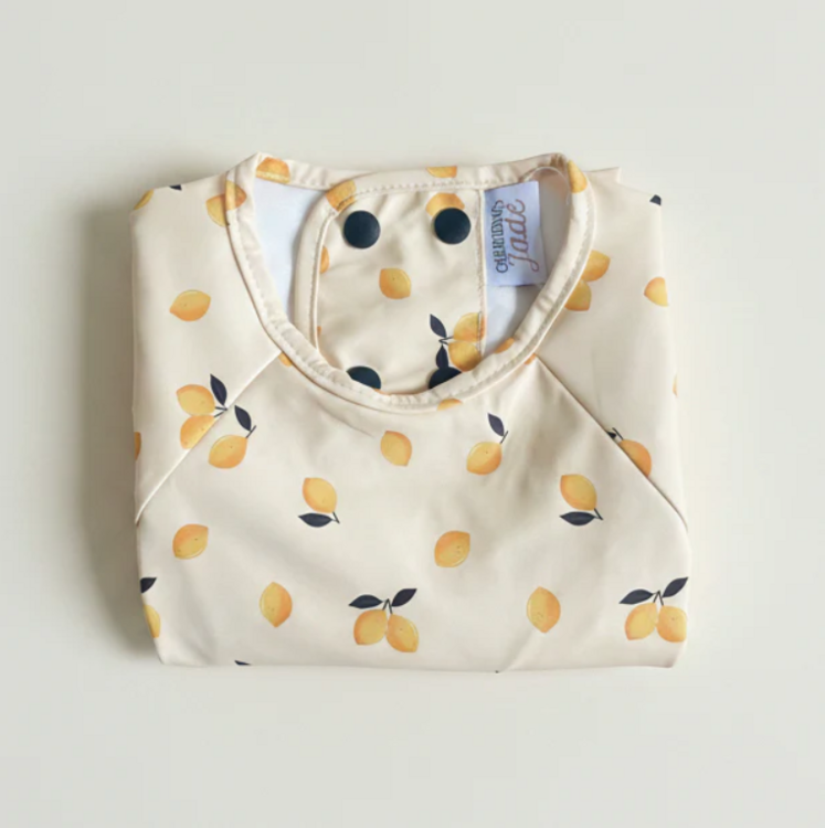 CRÉATION JADE | Bavettes à Manches Longues pour 18-36 mois -  Citrons