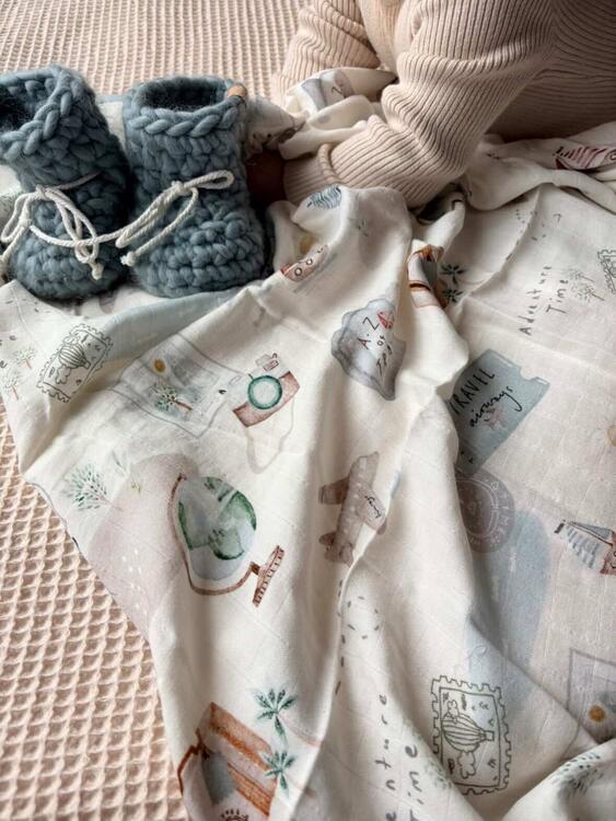 CRÉATION JADE | Mousseline de Bambou & Coton - Voyage