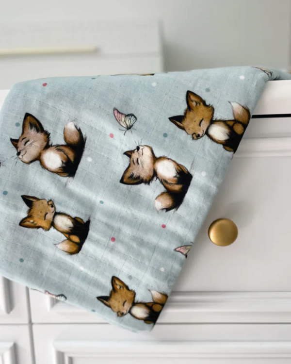 CRÉATION JADE | Mousseline de Bambou & Coton - Petit Renard