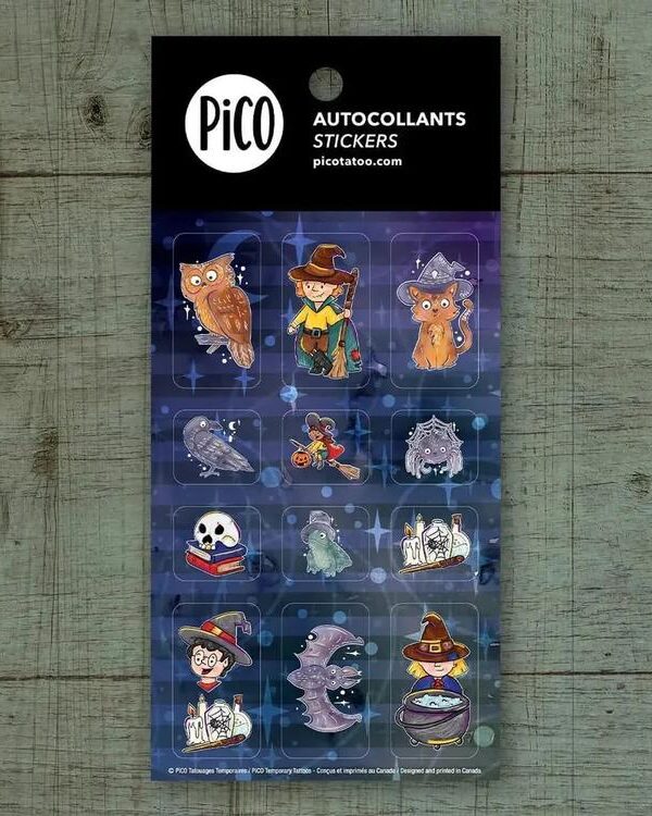 PiCO | Autocollants - Sorciers