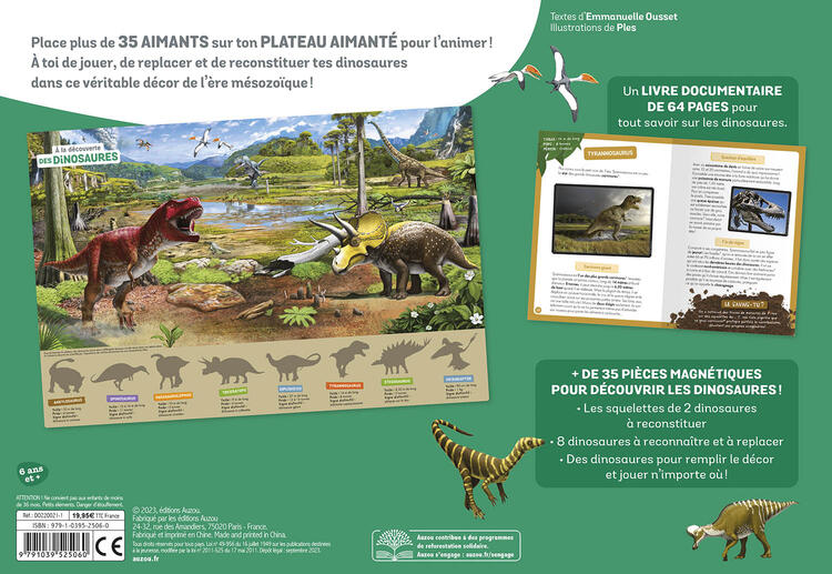 AUZOU | A la découverte des dinosaures
