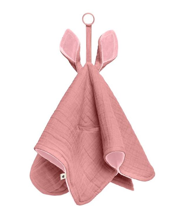 BIBS | Kangourou en tissu de câlin - rose