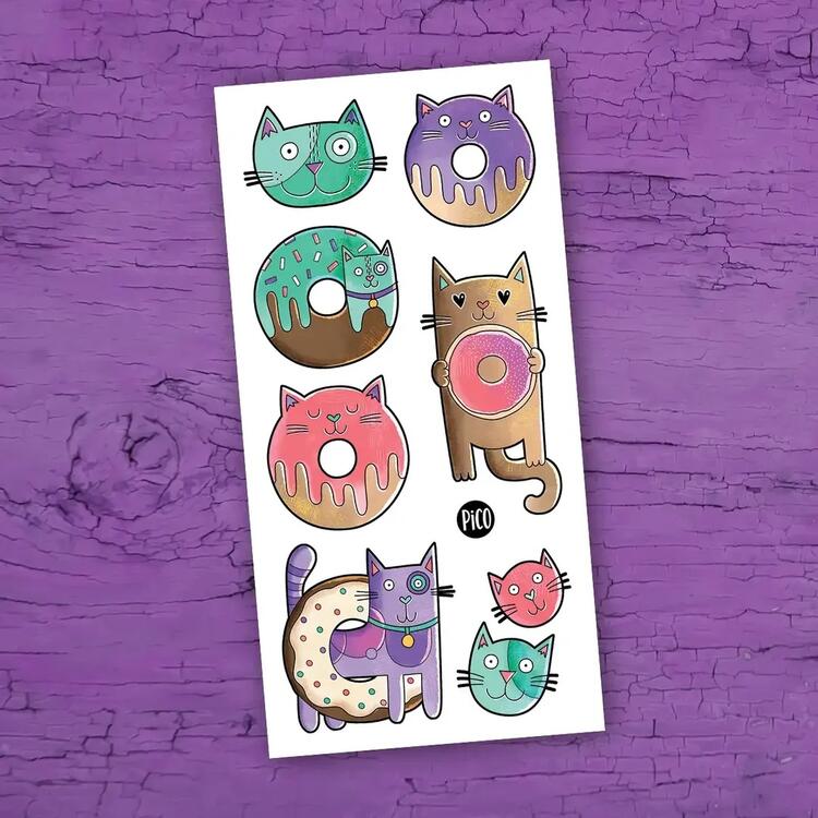 PiCO | Tatouage Temporaire - Les chats-beignes