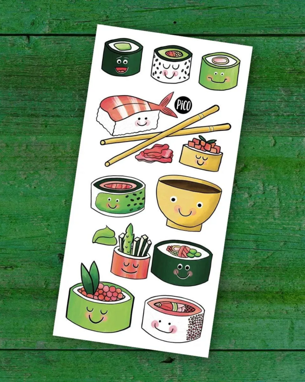 PiCO | Tatouage Temporaire - Les minis sushis