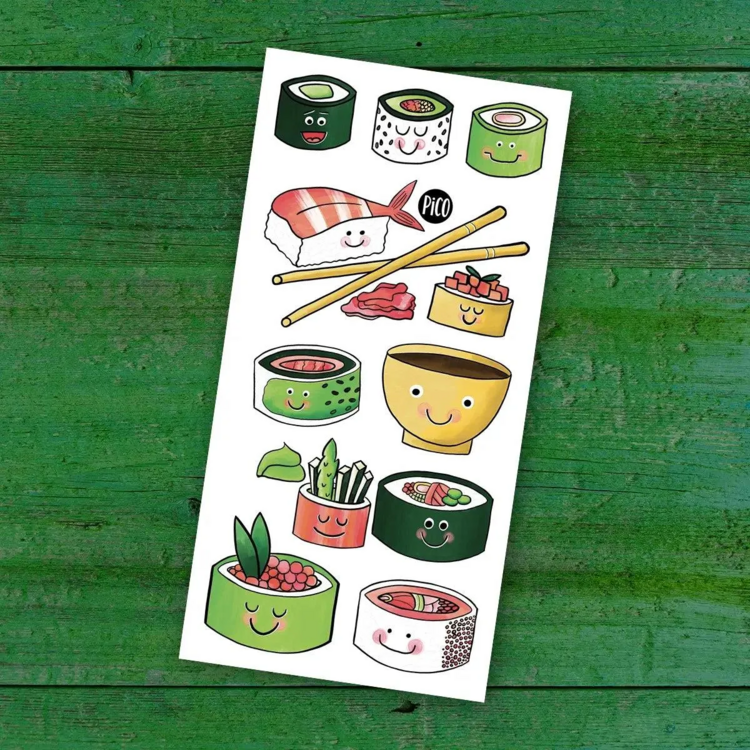 PiCO | Tatouage Temporaire - Les minis sushis