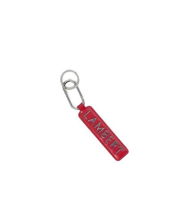 LAMBERT | Le Gem - Porte-clés en cuir vegan - Ruby