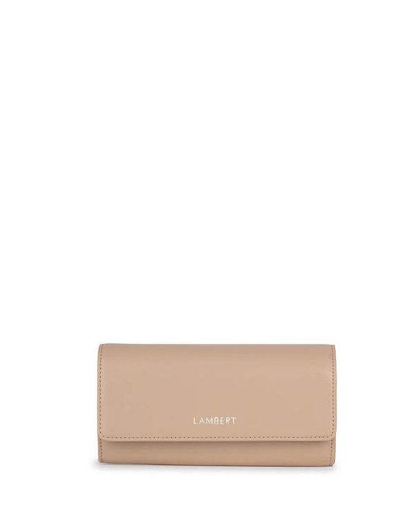 LAMBERT | Le Susanne - Portefeuille en cuir vegan - Nude