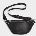 LAMBERT | Le Sarah - Sac banane en cuir vegan - Noir