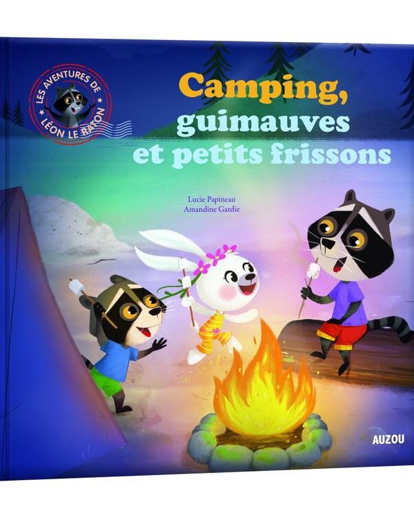 AUZOU | Léon le Raton - Camping, guimauves et petits frissons
