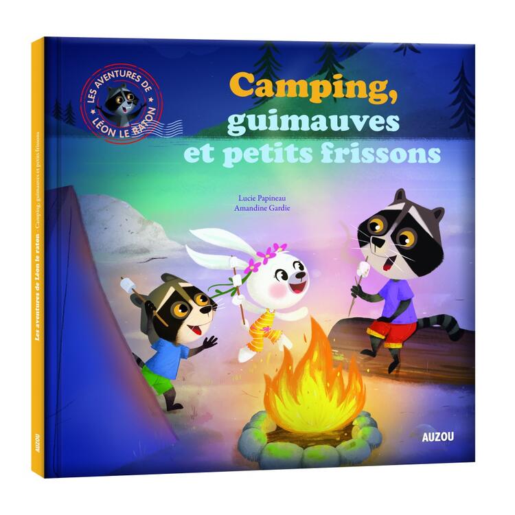 AUZOU | Léon le Raton - Camping, guimauves et petits frissons