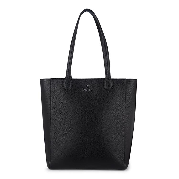 LAMBERT | Le Claire - Sac fourre-tout en cuir vegan recyclé - Noir