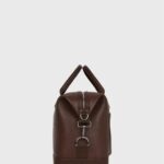 LAMBERT | Le Mae - Petit sac de voyage en cuir vegan - Chocolate