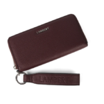 LAMBERT | Le Mina - Portefeuille en cuir vegan - Mahogany