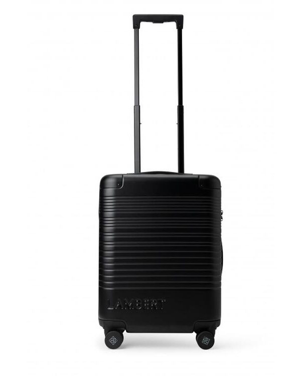 LAMBERT | La Berlin - Valise de cabine extensible - Noir