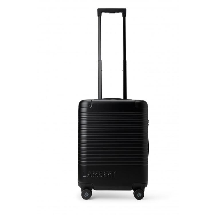 LAMBERT | La Berlin - Valise de cabine extensible - Noir