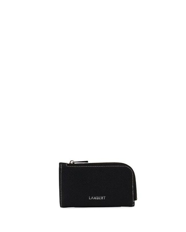 LAMBERT | Le Lucia - Portefeuille en cuir vegan - Noir