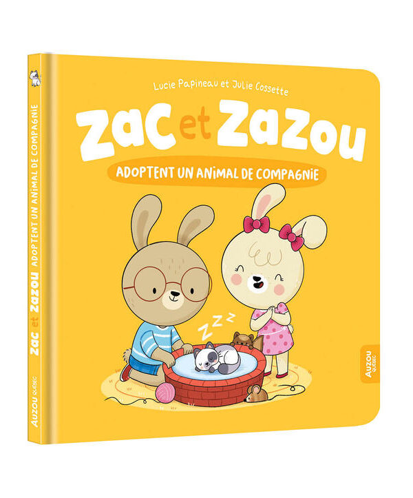 AUZOU | Zac et Zazou - Adoptent un animal de compagnie