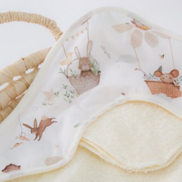 BALUCHON | Serviette à Capuchon - Montgolfière