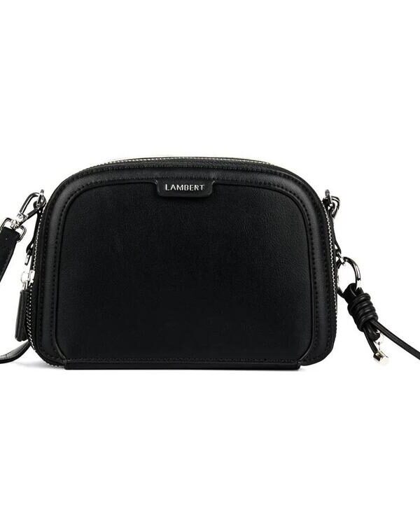 LAMBERT | Le Emmy - Sac bandouilère en cuir vegan - Noir