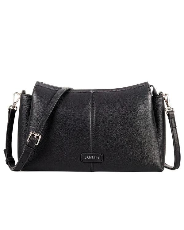 LAMBERT | Le Eleanor - Sac bandoulière en cuir vegan - Noir