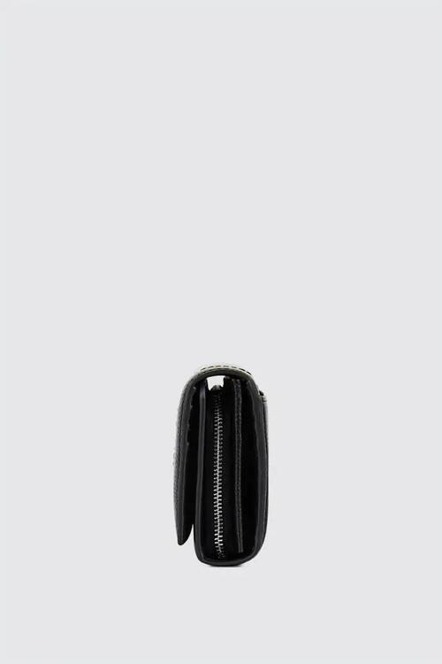 LAMBERT | Le Alondra - Portefeuille moyen en cuir vegan - Noir