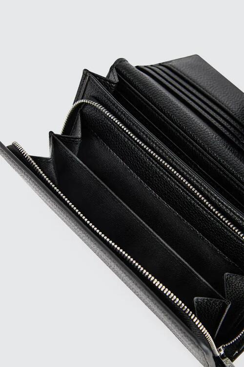 LAMBERT | Le Alondra - Portefeuille moyen en cuir vegan - Noir
