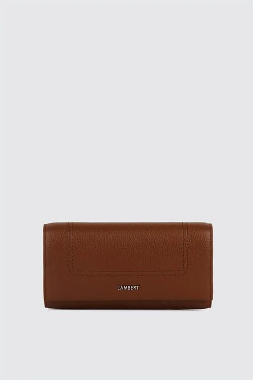 LAMBERT | Le Alondra - Portefeuille moyen en cuir vegan - Hazelnut