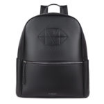 LAMBERT | Le Vicky - Sac à couches en cuir vegan - Noir