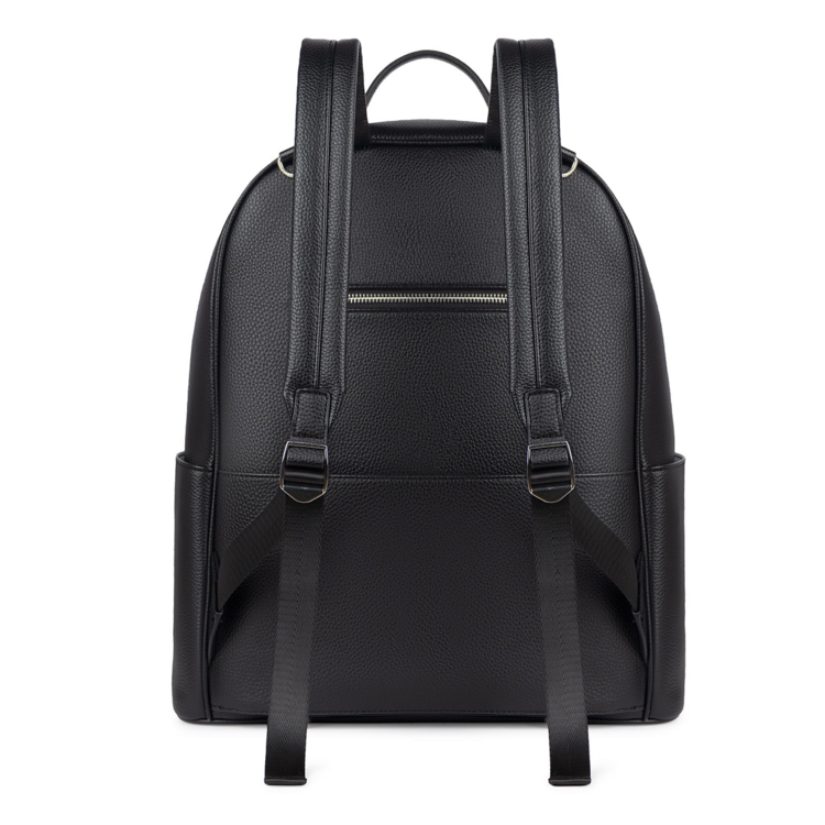 LAMBERT | Le Vicky - Sac à couches en cuir vegan - Noir