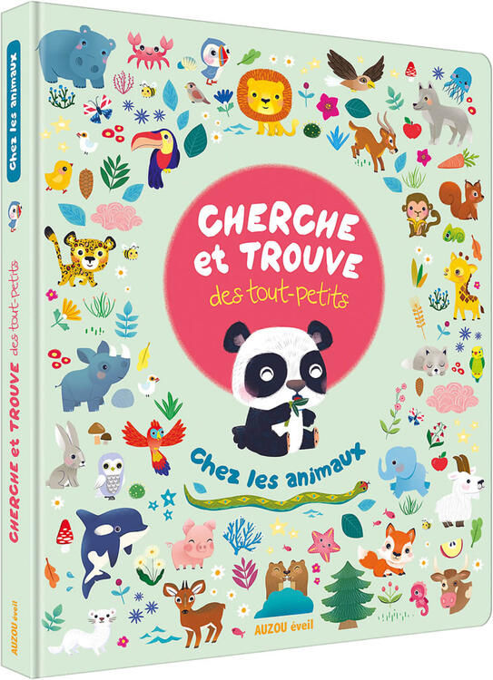 AUZOU | Cherche et Trouve des Tout-Petits - Chez les animaux