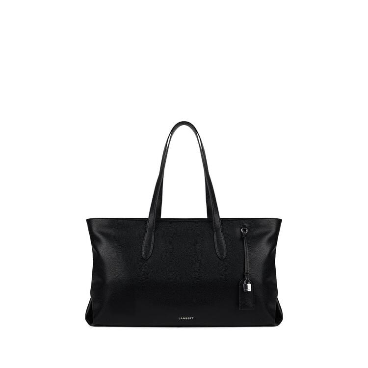 LAMBERT | Le Britney - Sac fourre-tout en cuir vegan noir