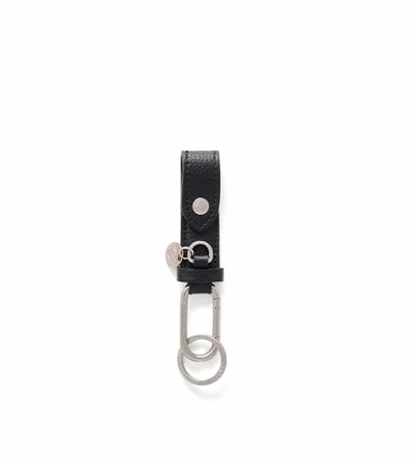 LAMBERT | Le Beck – Porte-clés en cuir vegan noir