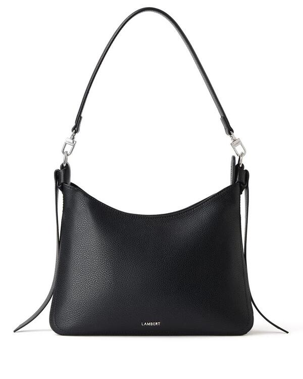 LAMBERT | Léonie - Sac à main 2 en 1 en cuir - noir
