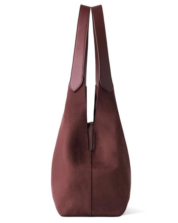 LAMBERT | Le Katy - Sac fourre-tout en suède - Cassis