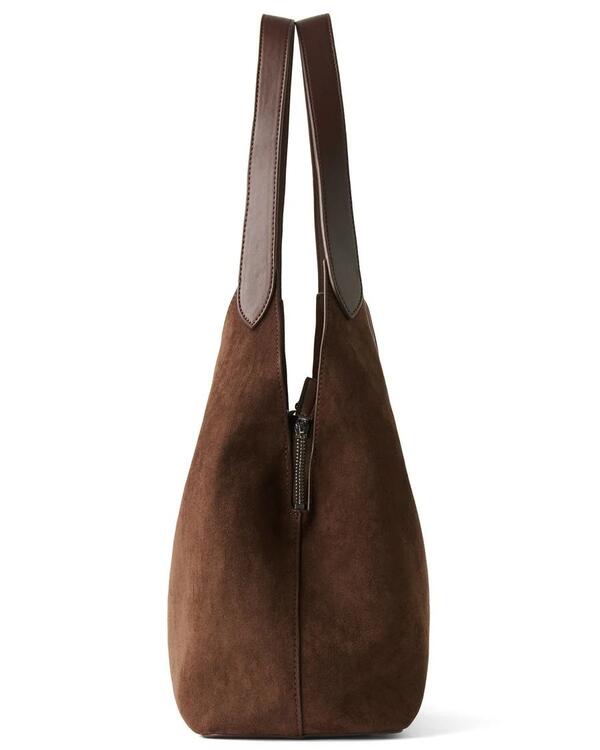 LAMBERT | Le Katy - Sac fourre-tout en suède - Chocolat